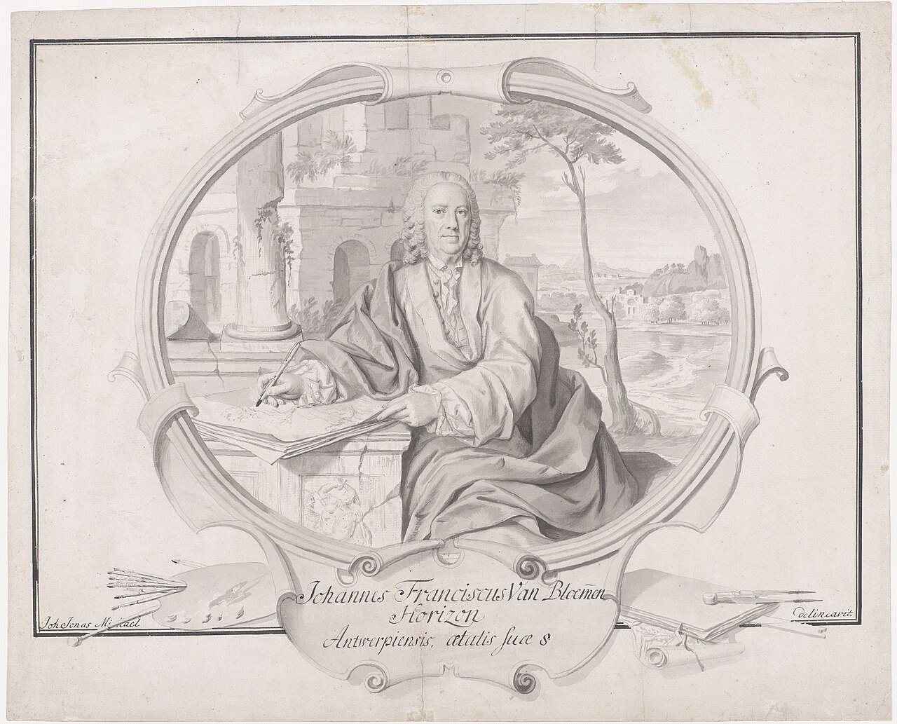 Portrait of Jan Frans van Bloemen