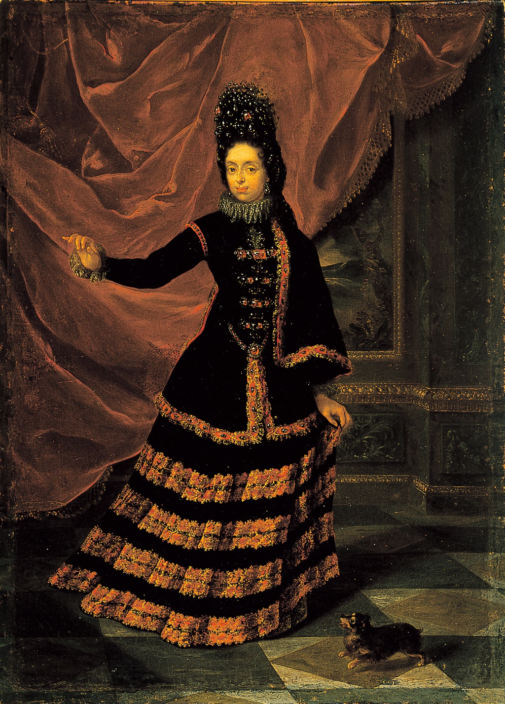 Portrait of Anna Maria Luisa de' Medici at dance by Jan Frans van Douven