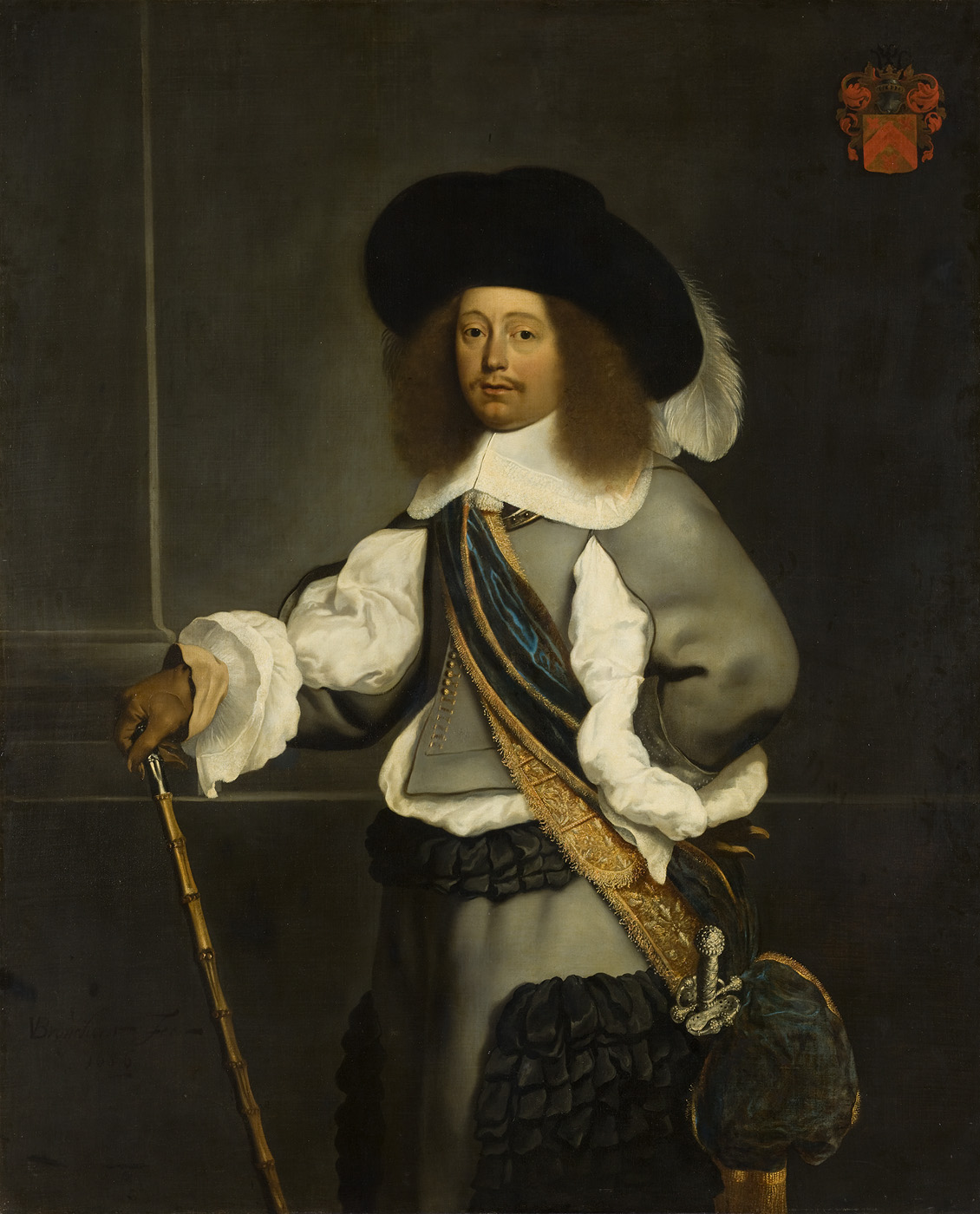 Portrait of Nicholaes Oetgens van Waveren (1622-1684) by Jan Gerritsz van Bronckhorst