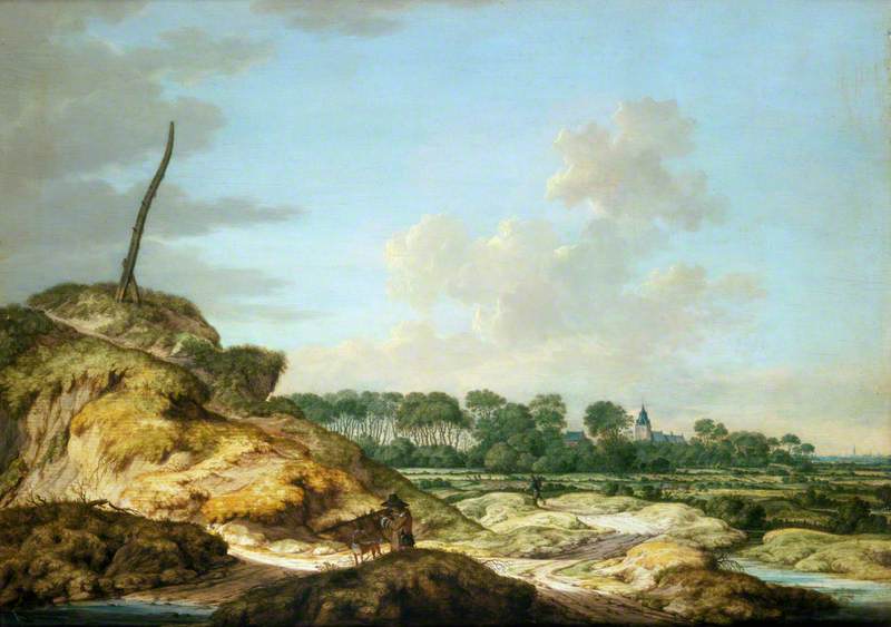 A View of the Island of Walcheren, with the Castle of Westhoven by Jan Goedart