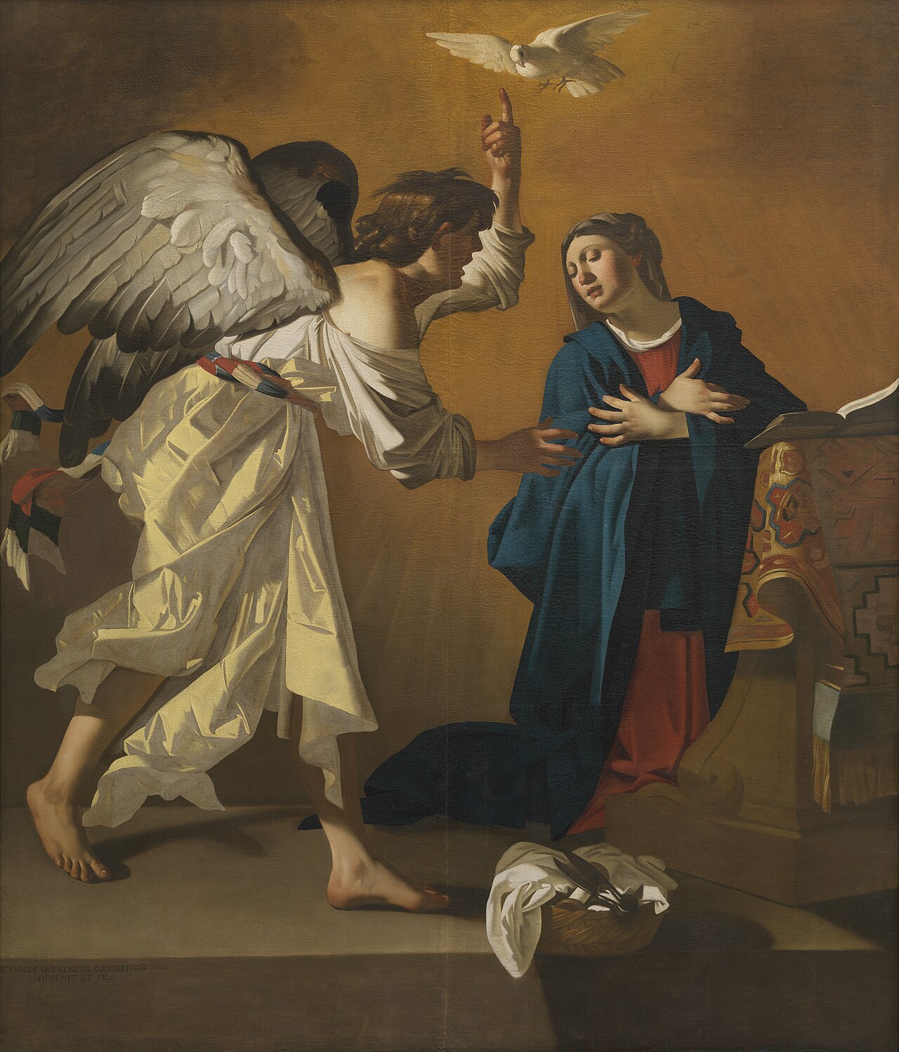 The annunciation by Jan Janssens