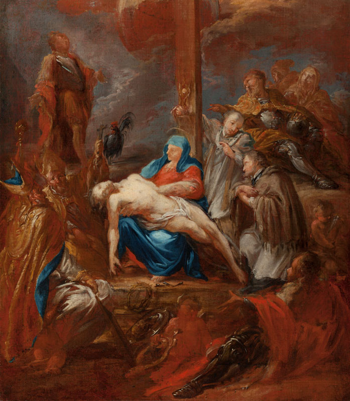 Pieta with the Patron Saints of Bohemia by Jan Kryštof Liška