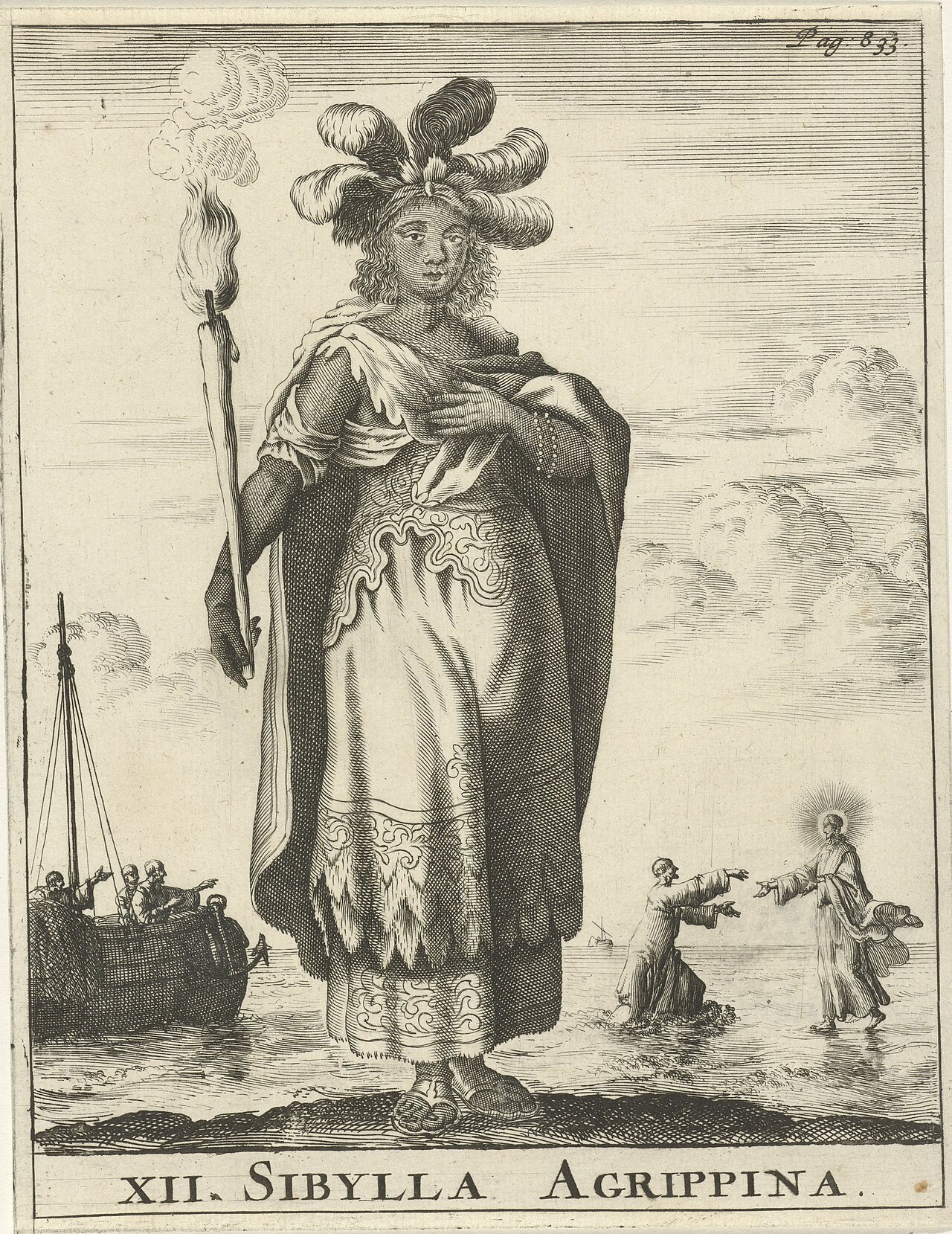Sybil Agrippina by Jan Luyken