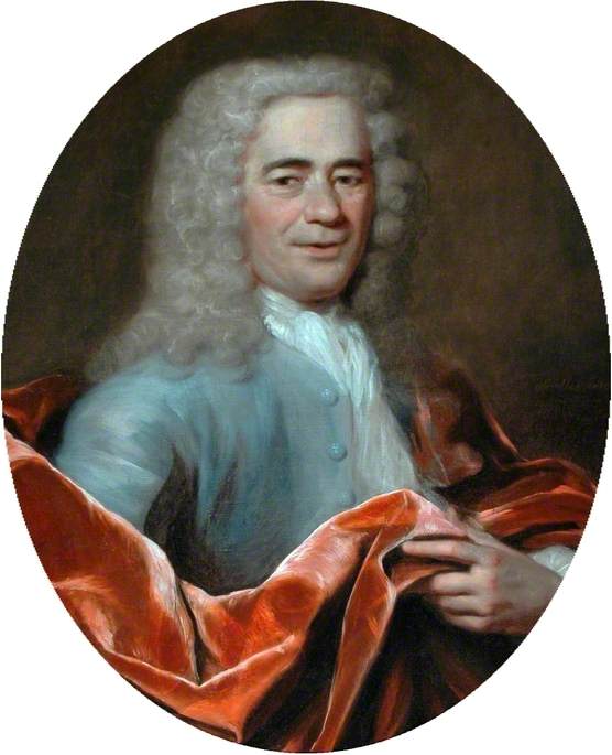 Portrait of a Gentleman with a Red Cloak by Jan Maurits Quinkhard