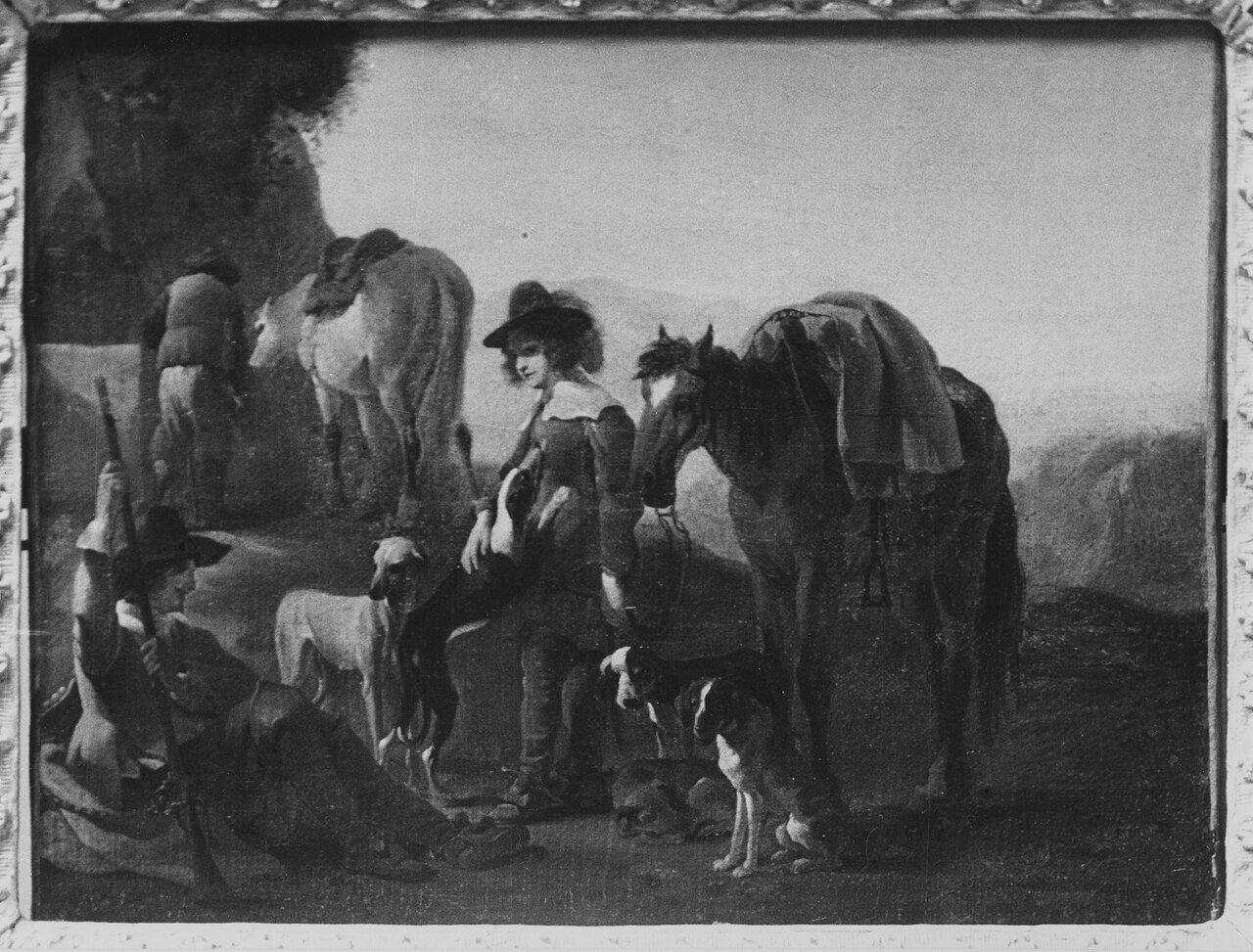 Hunters Resting by Jan Miel