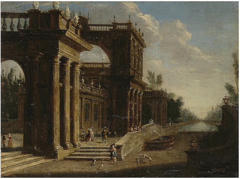 Architectural Landscape by Jan Peeters the Elder