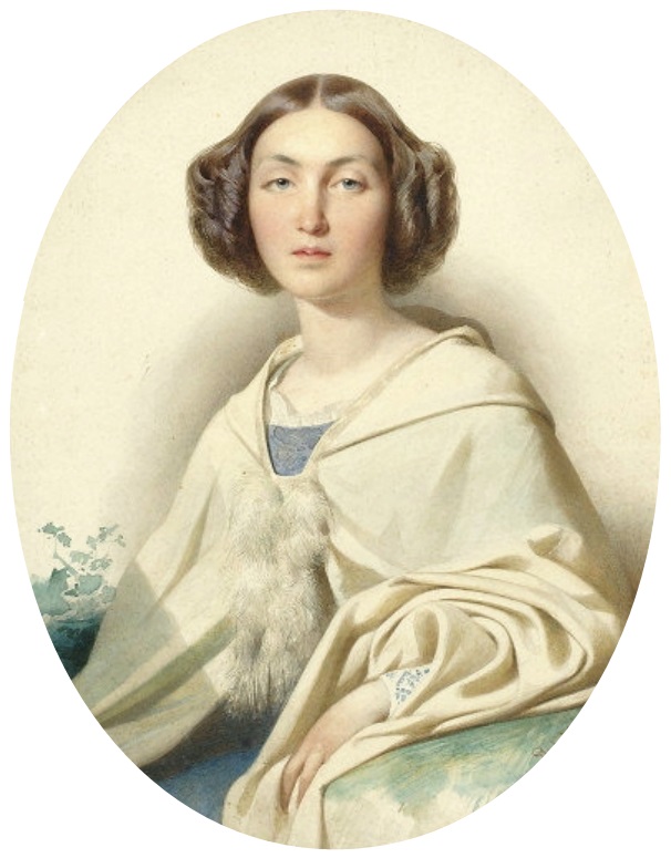 Miniature of Marianne of Orange-Nassau (1810-1883). by Jan Philip Koelman