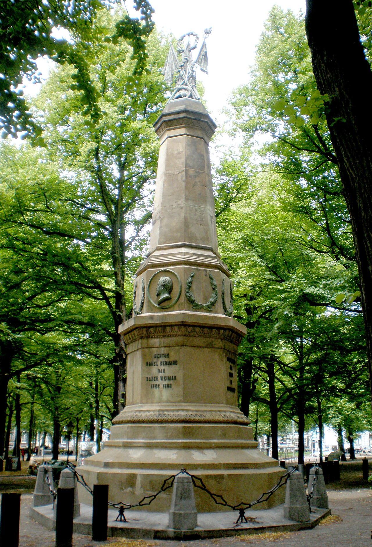 Monument of Prince Bernhard, Duke of Saxe-Weimar-Eisenach by Jan Philip Koelman