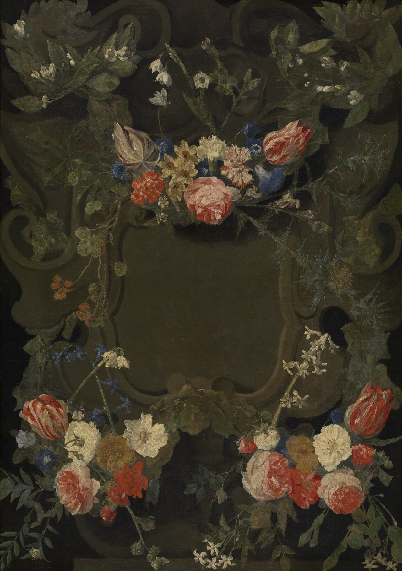 Flower garland by Jan Philip van Thielen