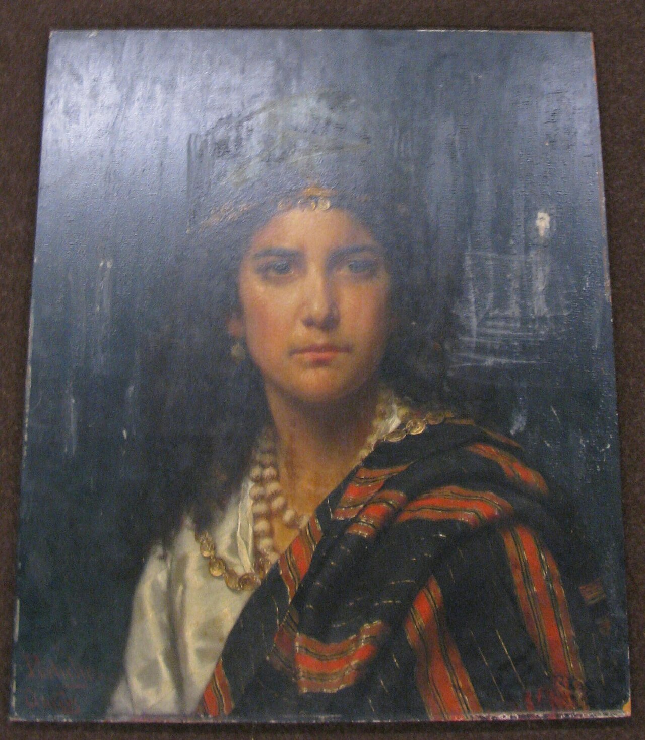 Young Gipsy Woman by Jan Portielje