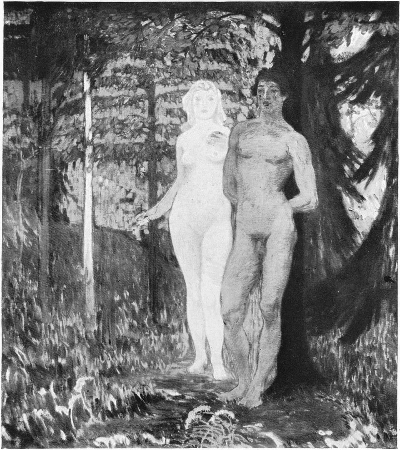 Adam and Eve by Jan Preisler