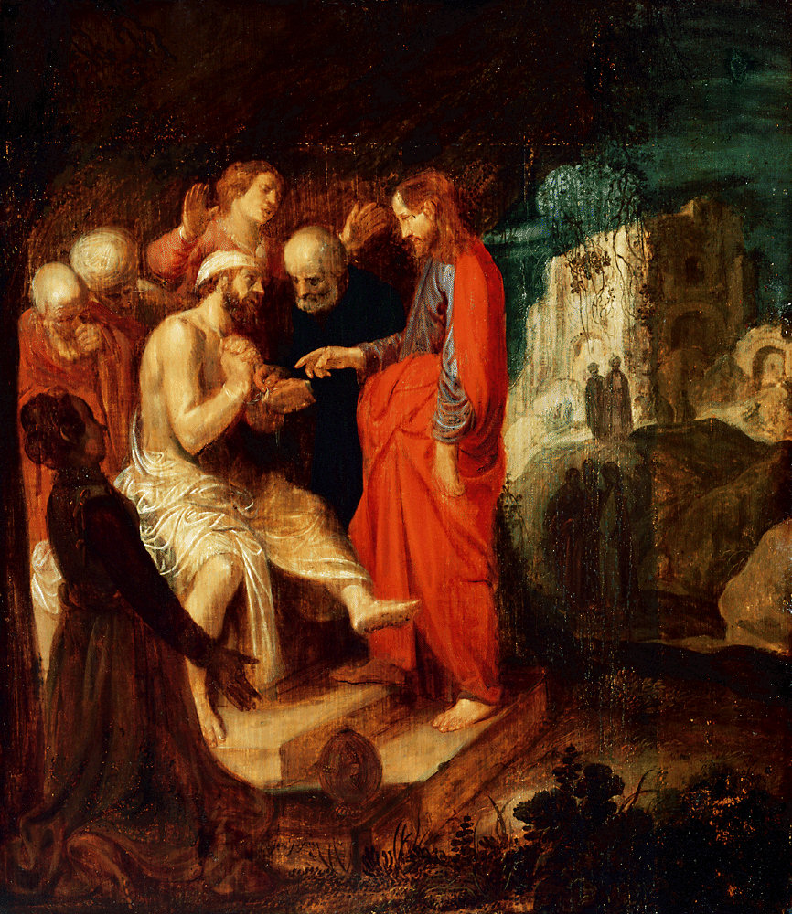 The Raising of Lazarus by Jan Pynas