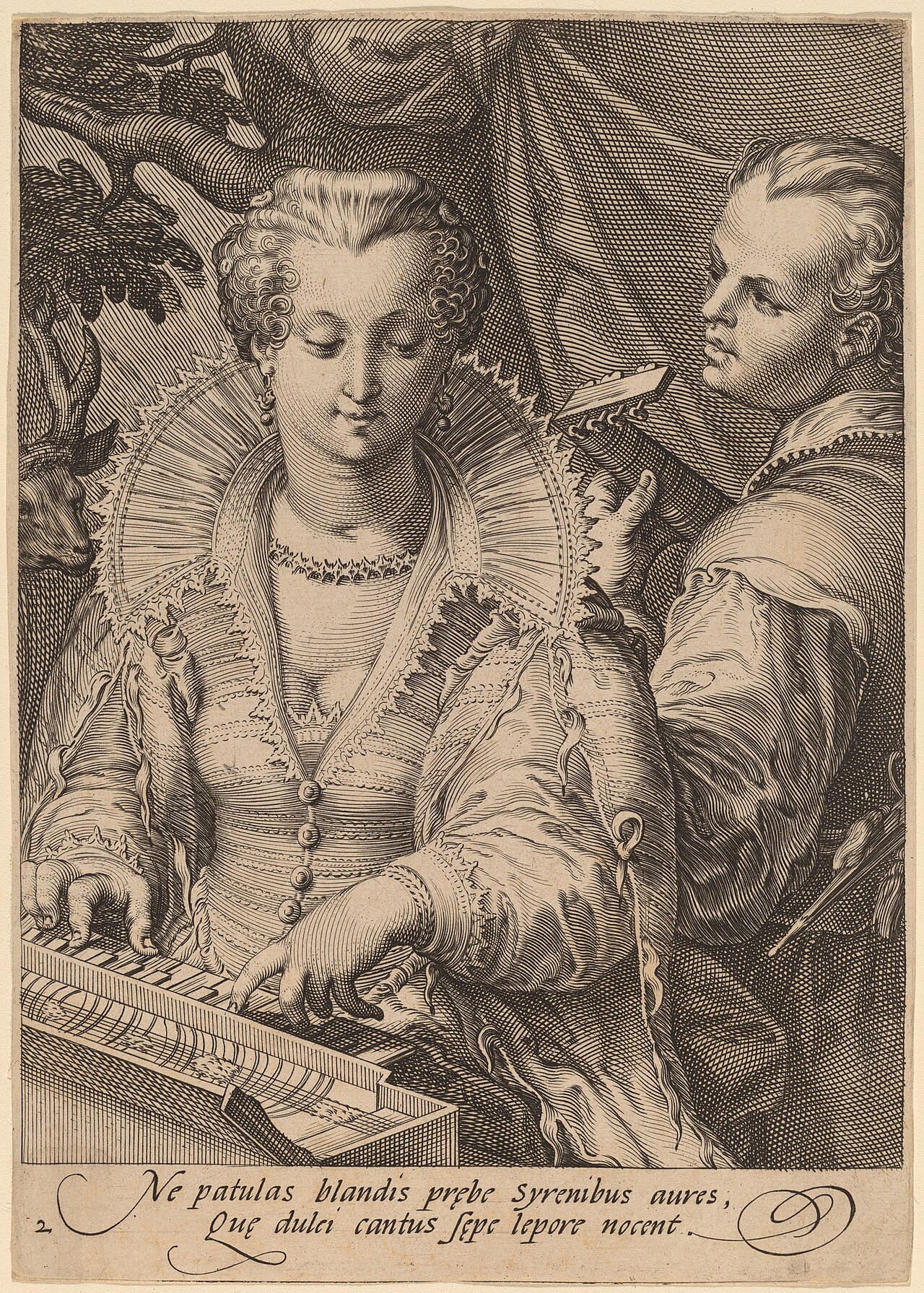 Hearing by Jan Saenredam