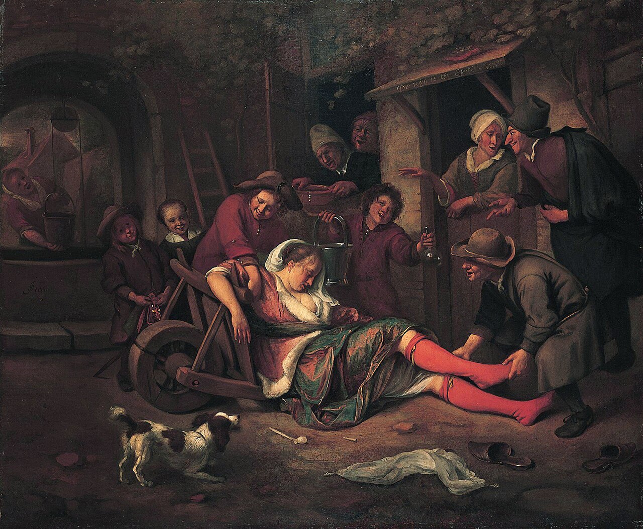 Wine is a Mocker by Jan Steen
