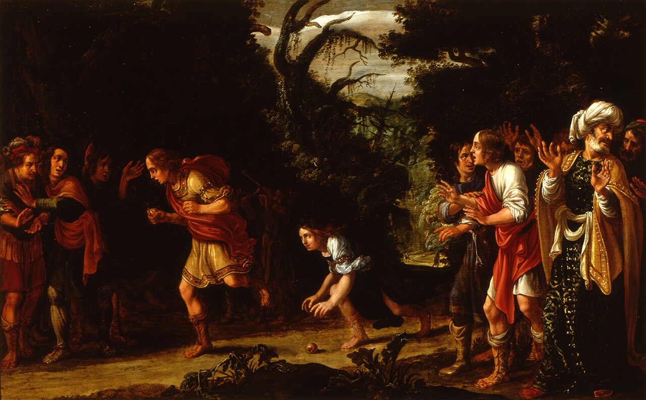 Atalanta and Hippomenes by Jan Tengnagel
