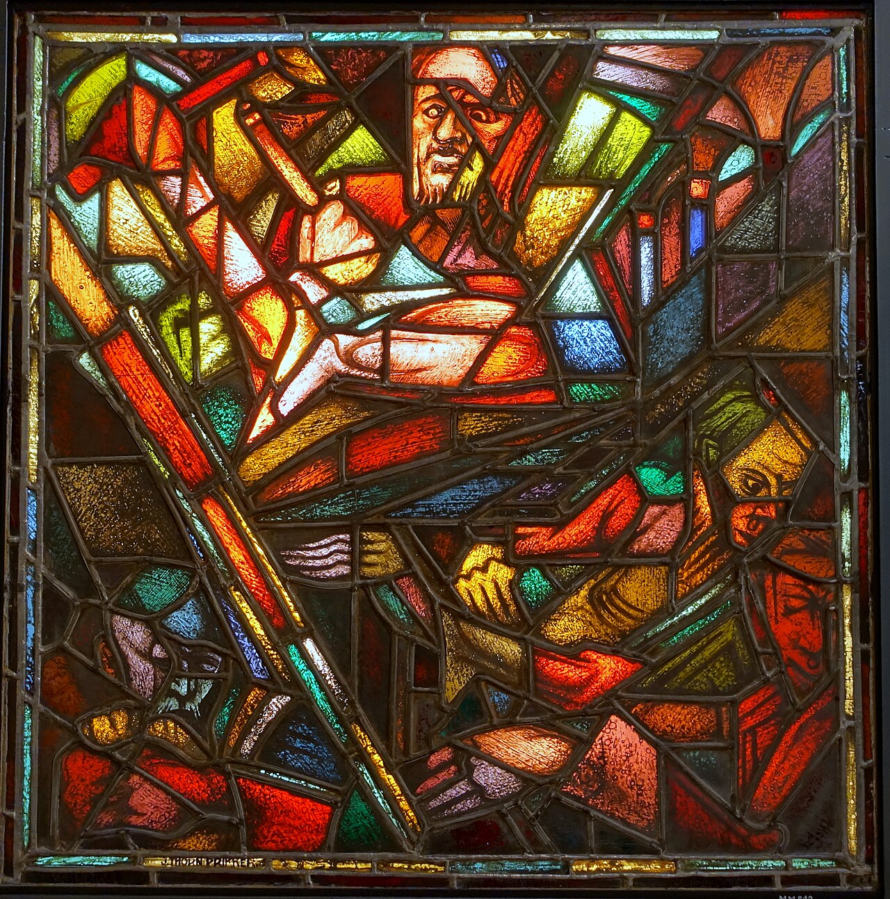 Casting Out the Moneychangers from the Temple by Jan Thorn Prikker