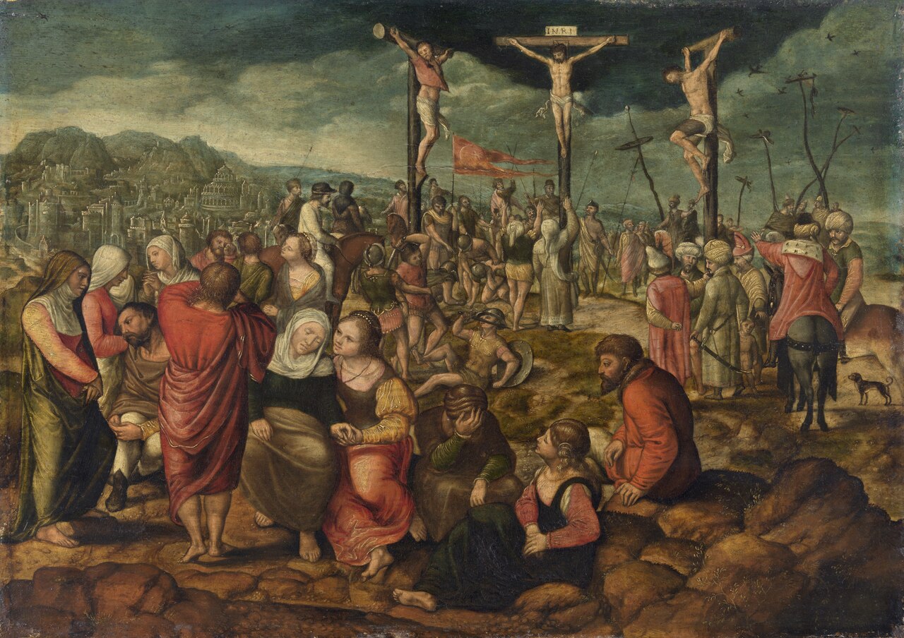 Crucifixion by Jan van Amstel