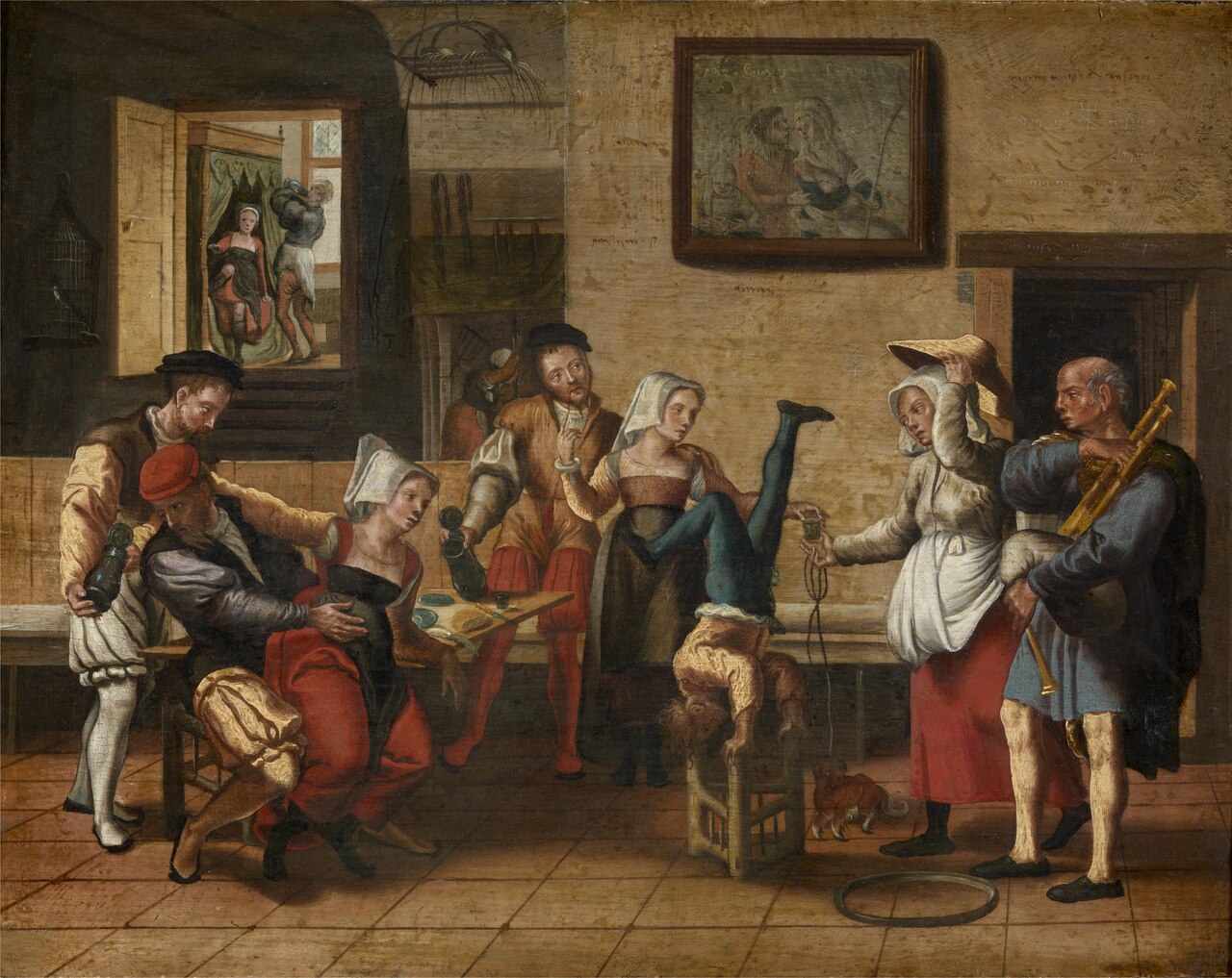 Tavern Scene by Jan van Amstel