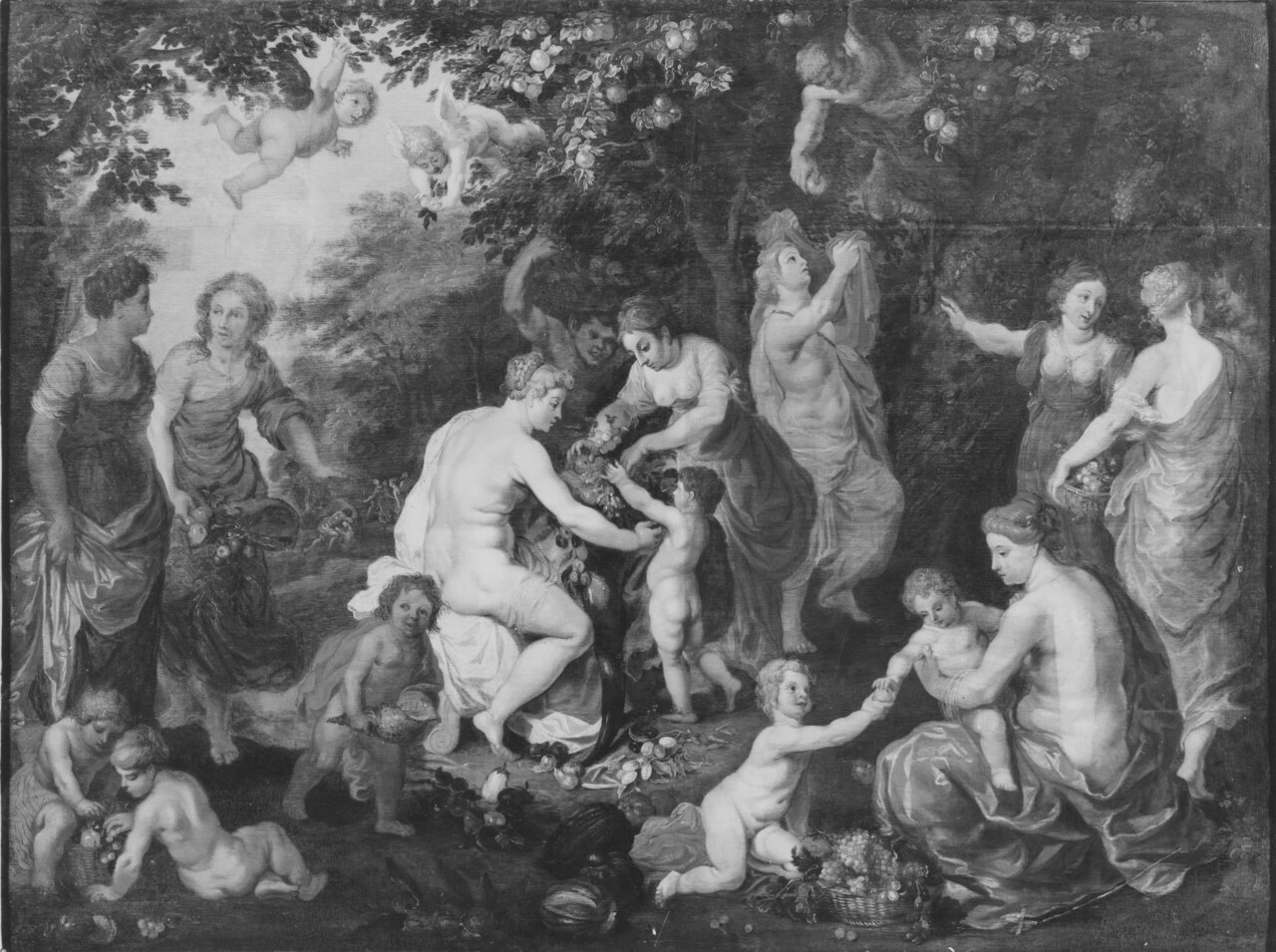 Nymphs, Satyrs and Cupids by Jan van Balen