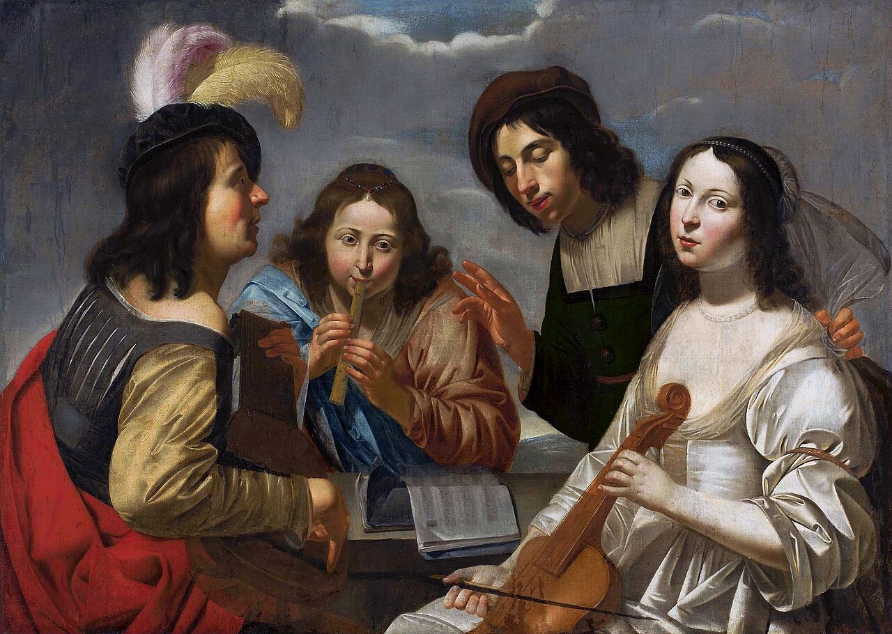 A Concert. by Jan van Bijlert