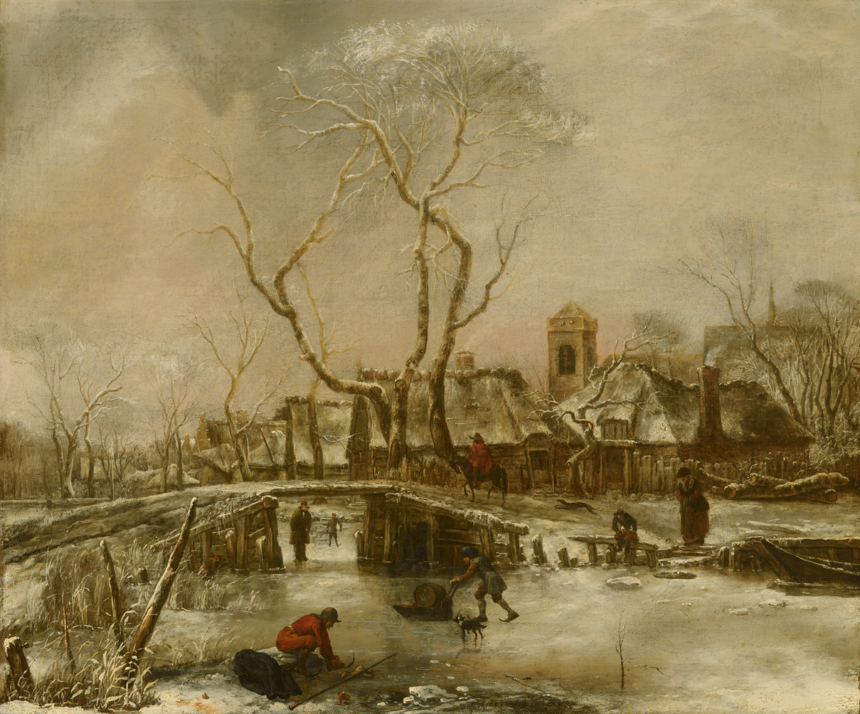 Winter Landscape by Jan van de Cappelle