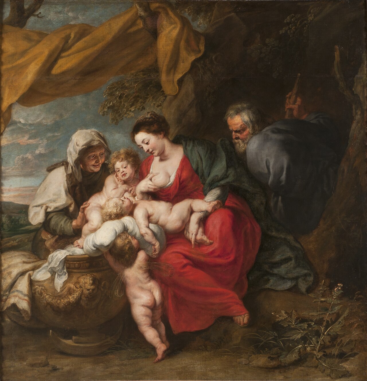 The Holy Family by Jan van den Hoecke