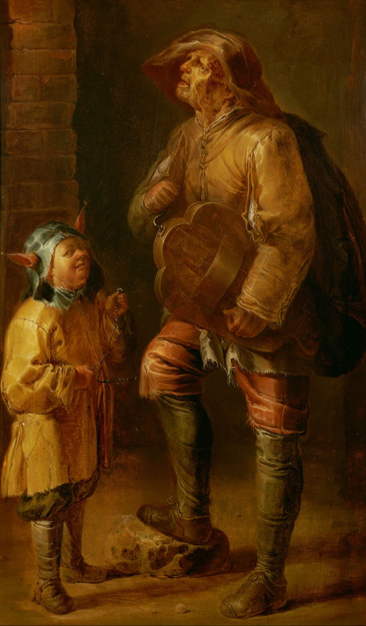 Begging musicians by Jan van der Venne