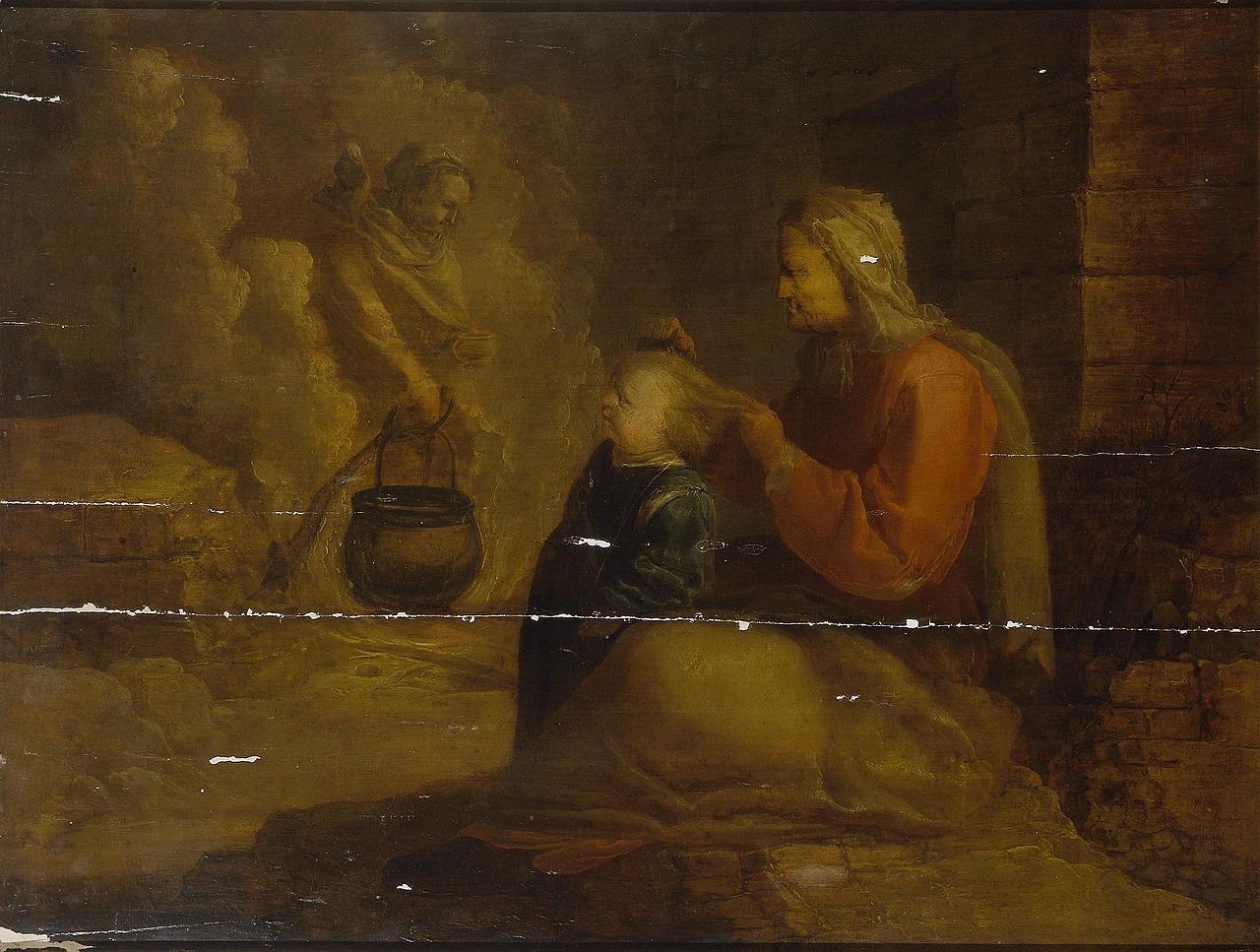 Halt of Gipsies by Jan van der Venne