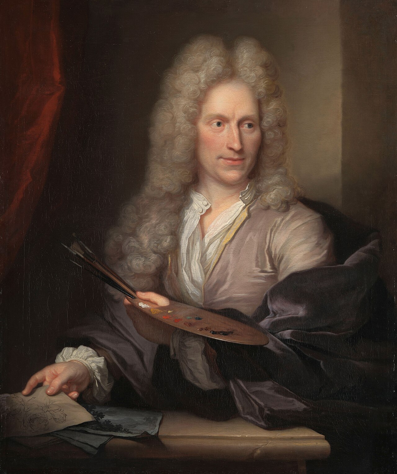 Portrait of Jan van Huysum