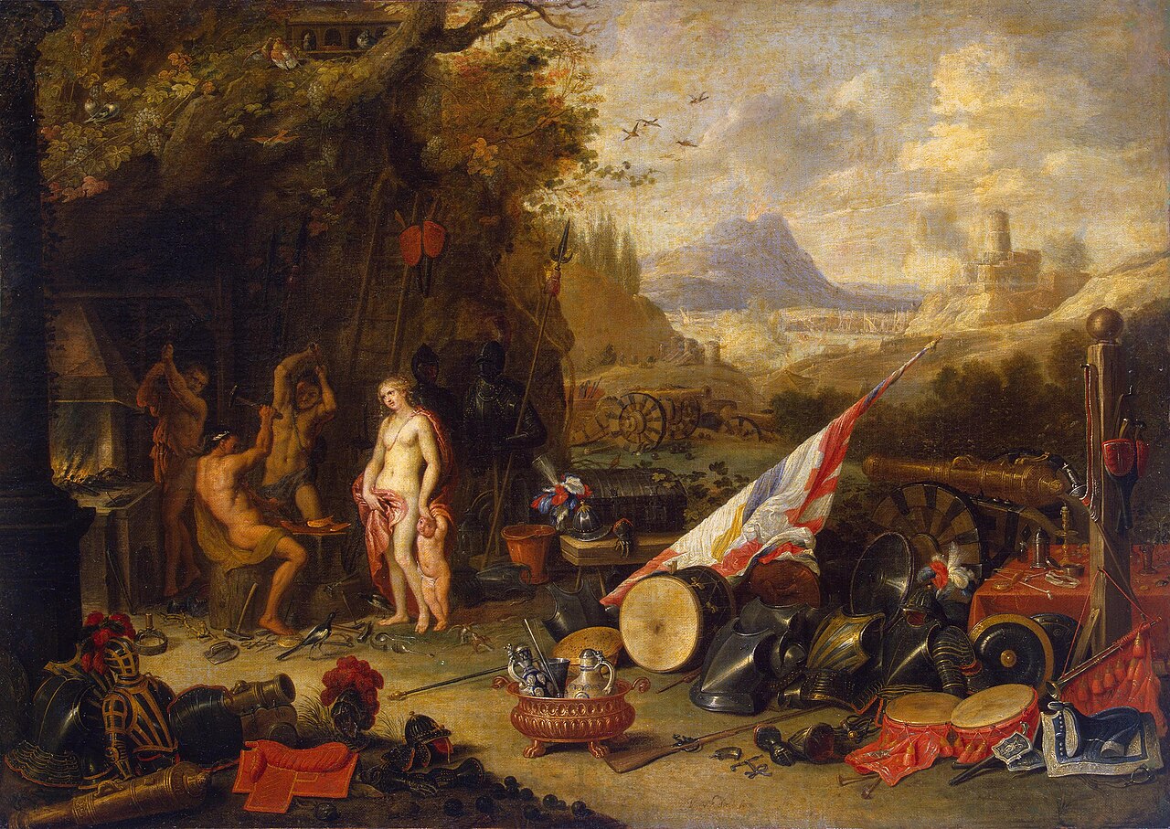 Venus at the Forge of Vulcan (Allegory of the Fire) by Jan van Kessel the Elder