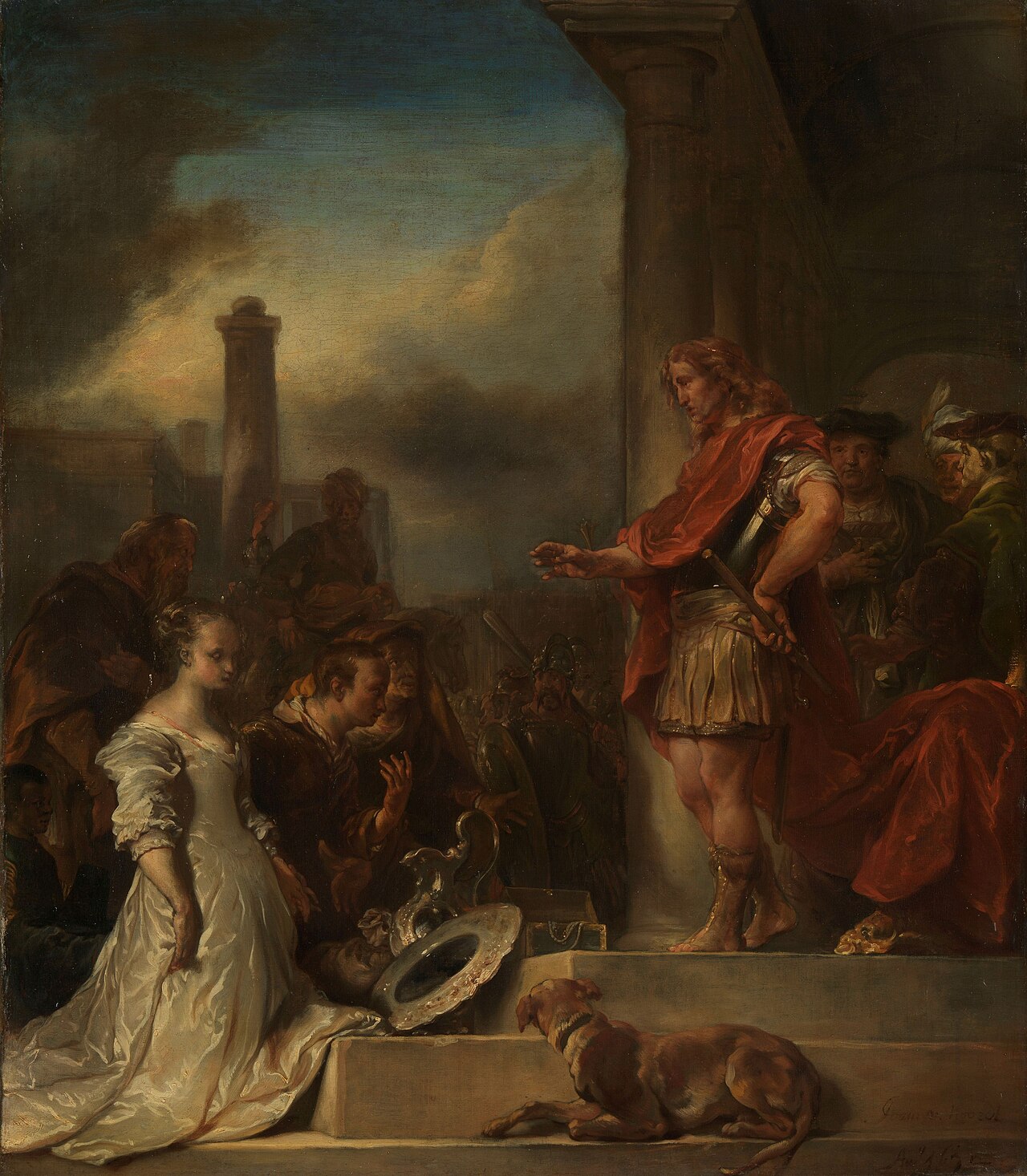 The continence of Scipio by Jan van Noordt