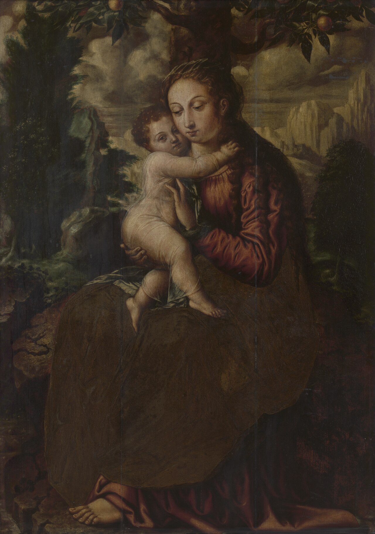 Virgin with child by Jan van Orley