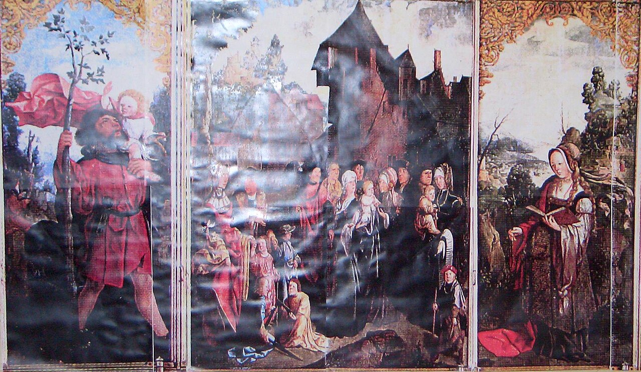 Frangipani Altar by Jan van Scorel