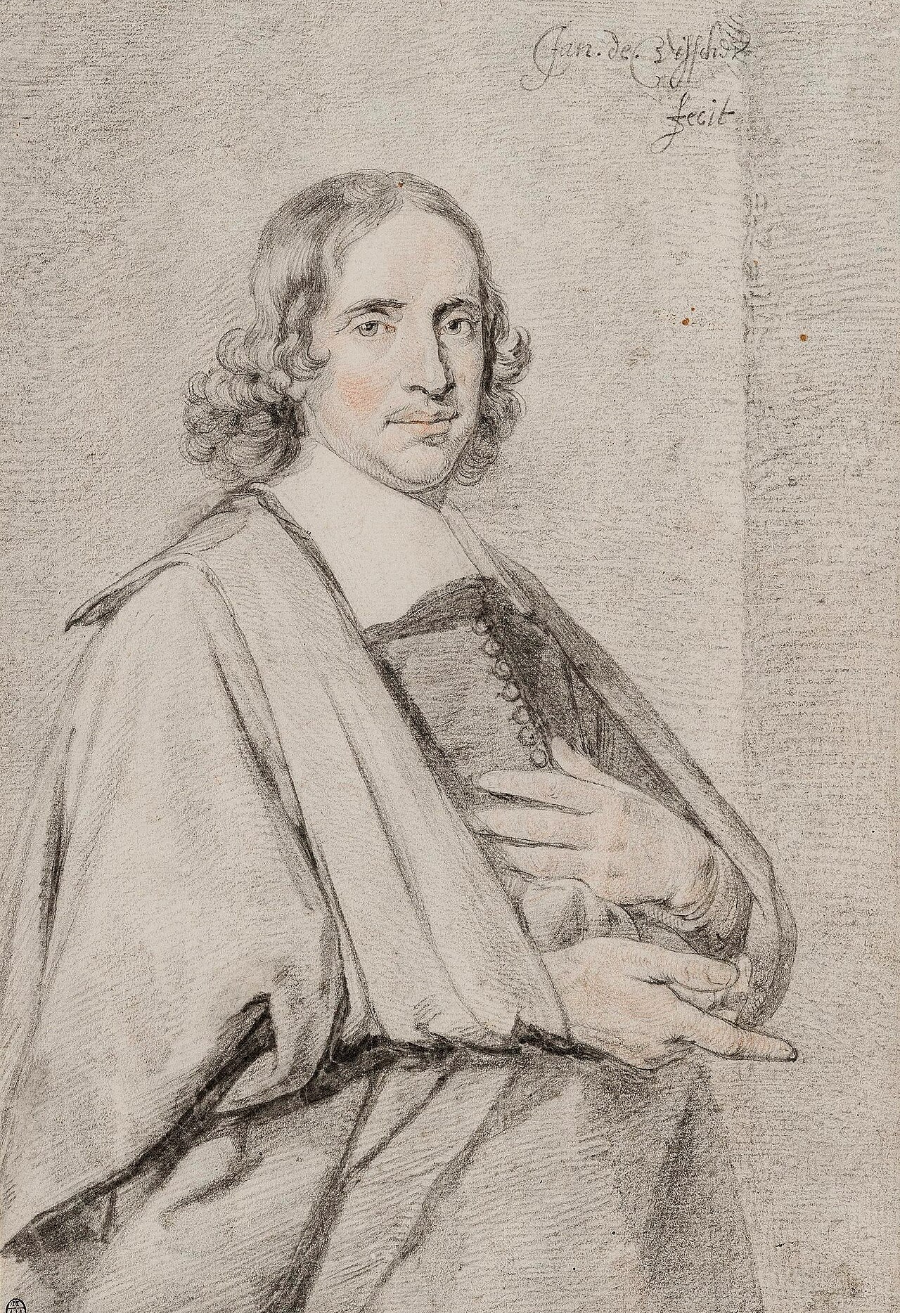 Portait Bernardus Somer by Jan Visscher