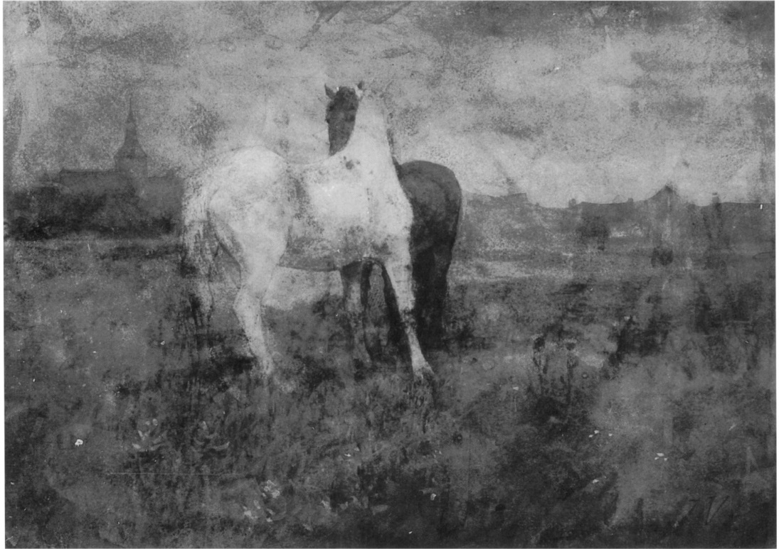 Noppende paarden by Jan Voerman