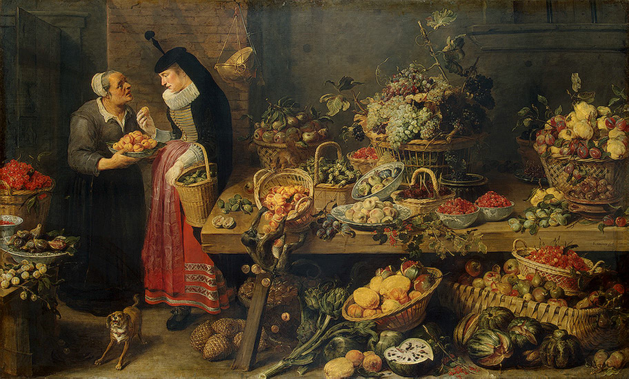 The Fruit Shop by Jan Wildens