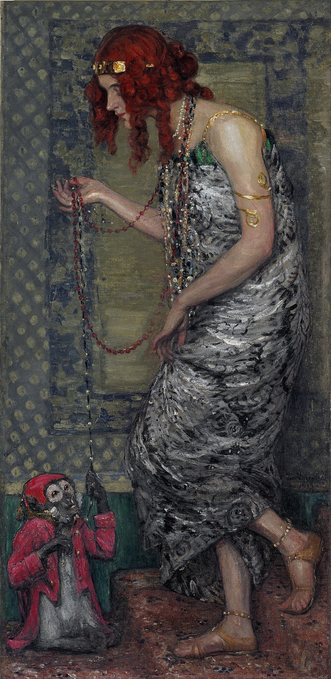 Princess with a Monkey by Janis Rozentāls