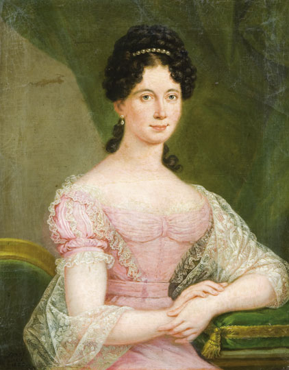 Female Portrait by János Donát