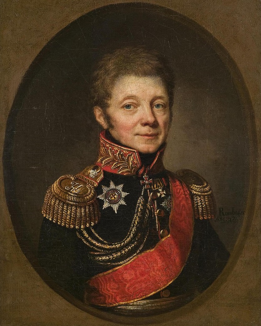 Portrait of P.Ushakov by János Rombauer