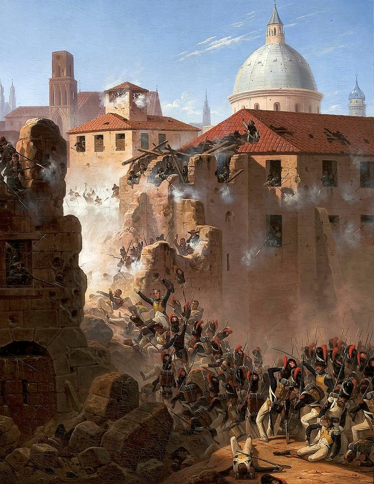 Assault on Saragossa by January Suchodolski