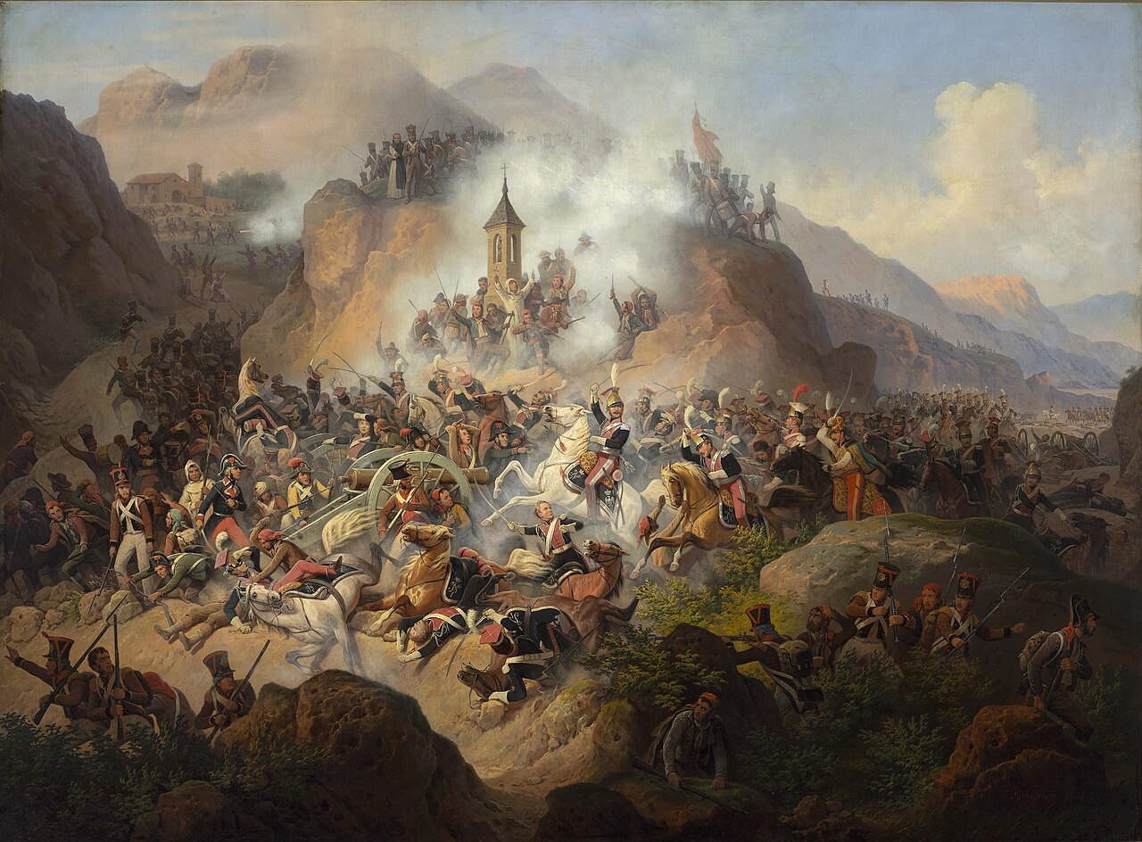 Battle of Somosierra. by January Suchodolski