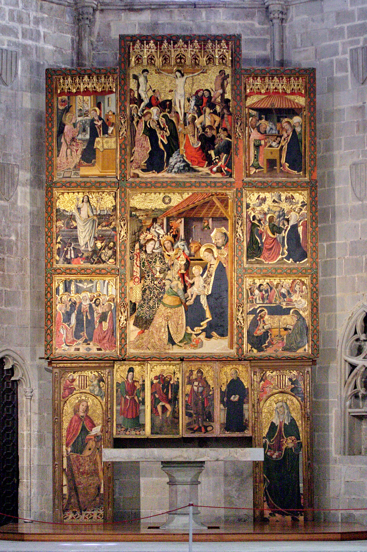 Retaule del Conestable by Jaume Huguet