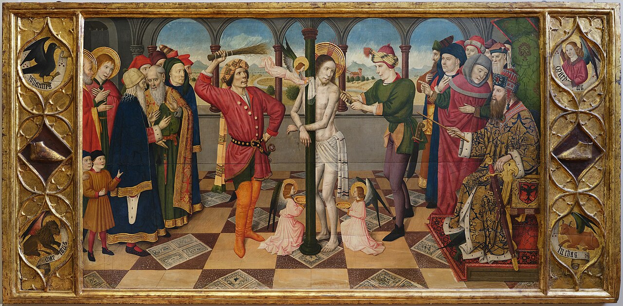 The Flagellation of Christ by Jaume Huguet