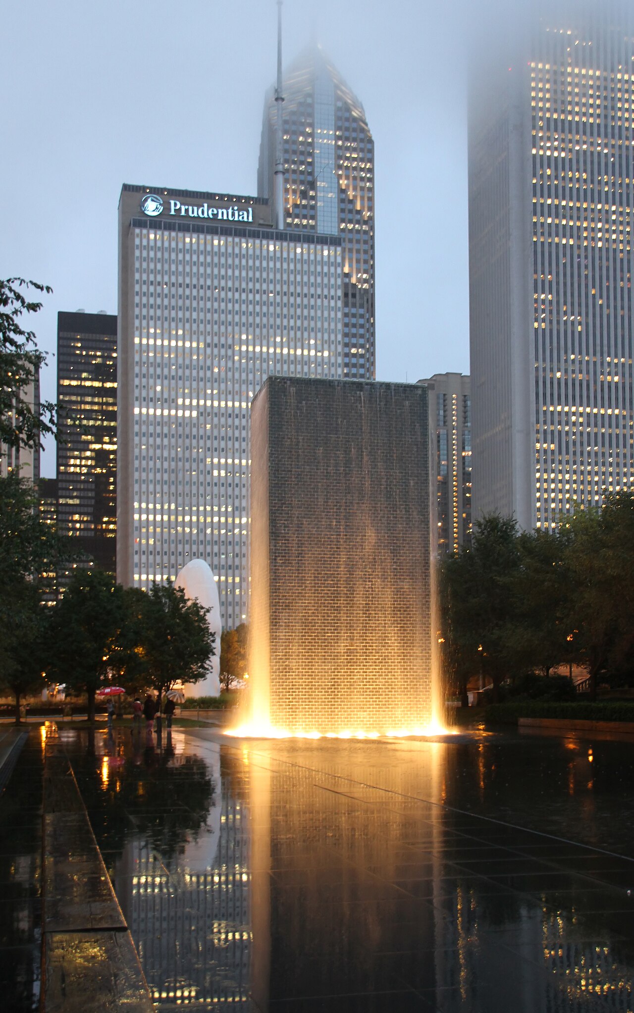Crown Fountain by Jaume Plensa