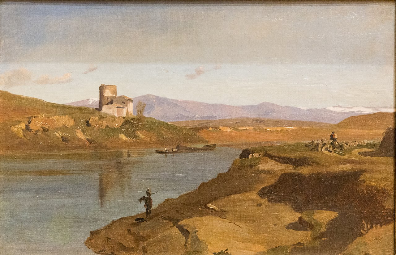Italian Landscape by Jean-Achille Benouville
