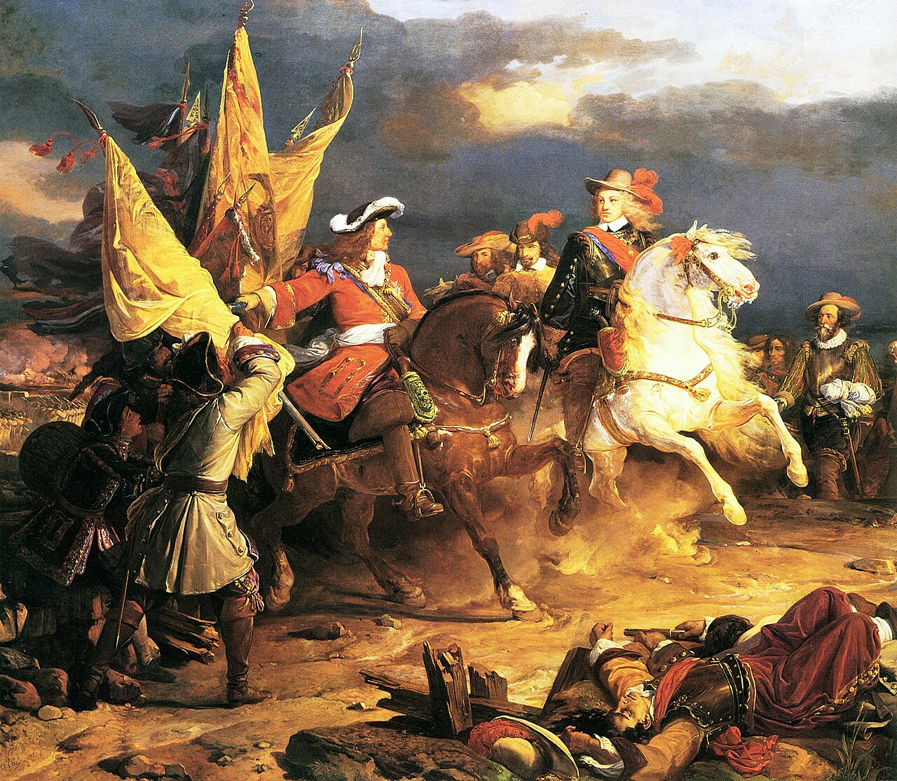 Battle of Villaviciosa, December 10, 1710 by Jean Alaux