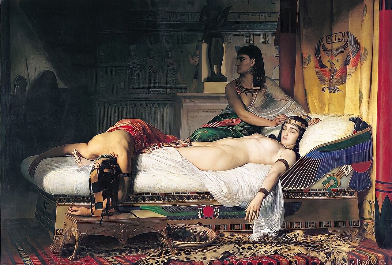 The Death of Cleopatra by Jean-André Rixens