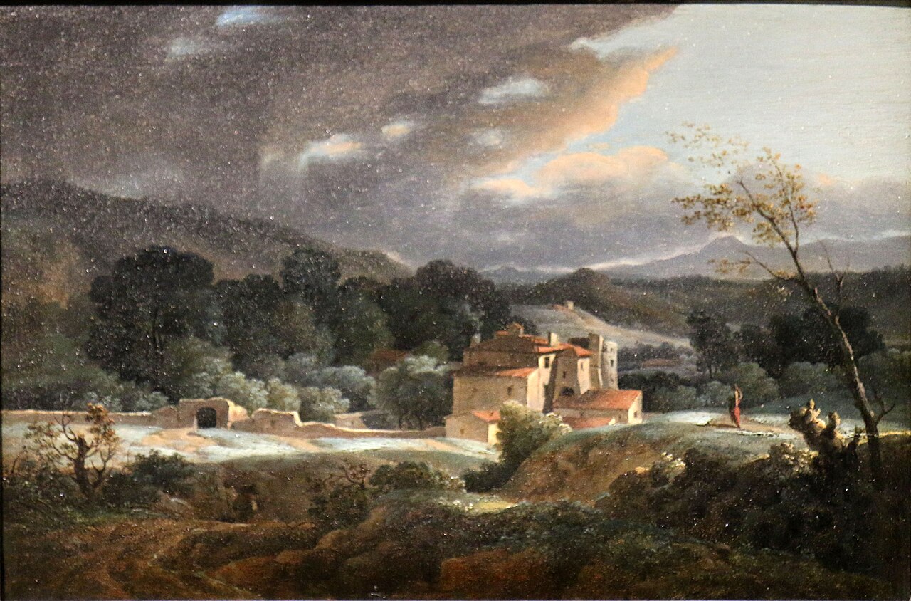 Storm over Château-Gombert by Jean Antoine Constantin
