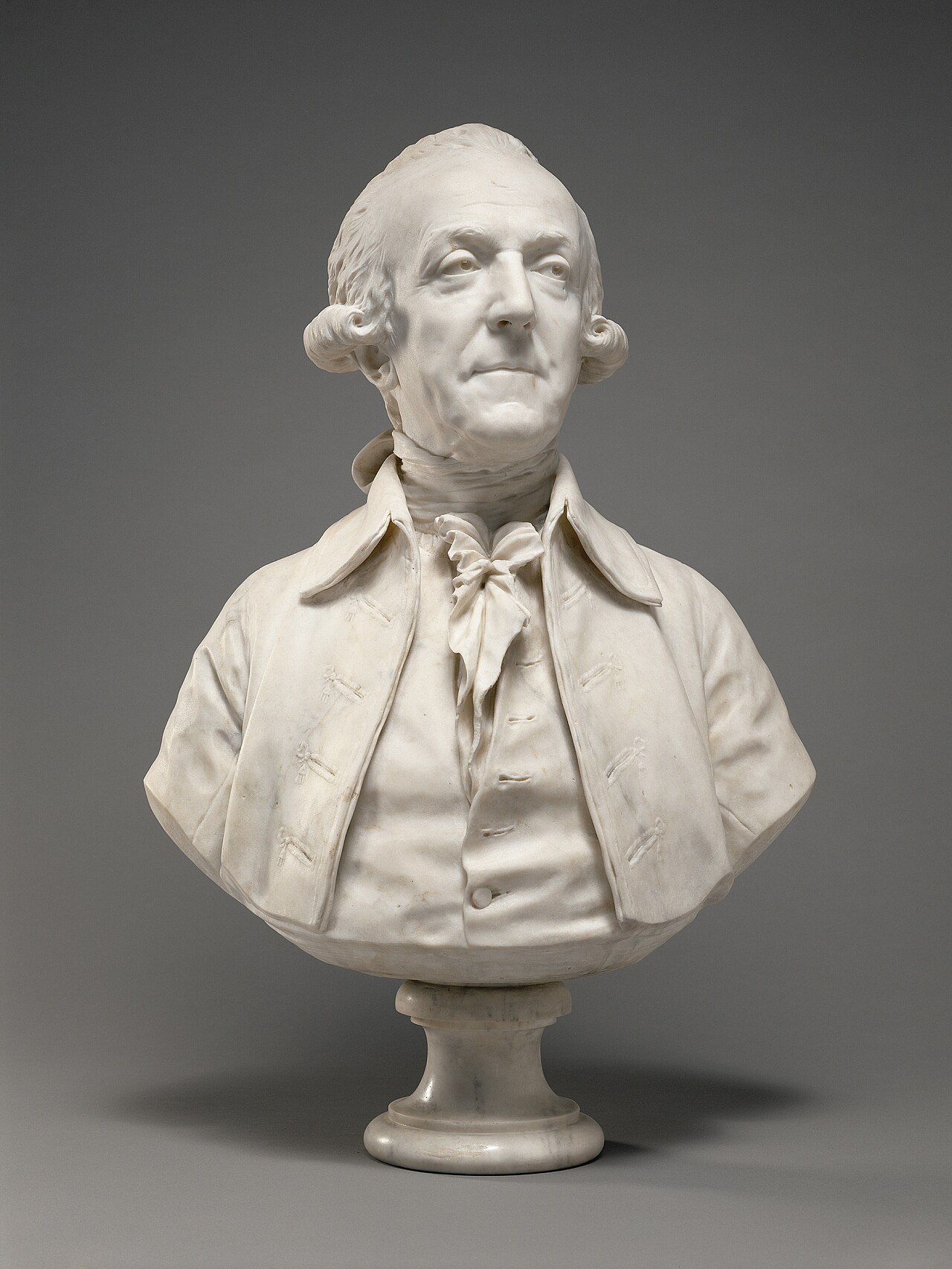 Bust of Marie-Sébastien-Charles-François Fontaine de Biré by Jean-Antoine Houdon