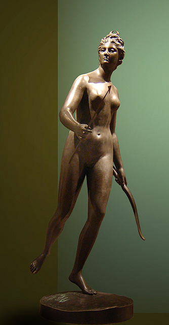 Diana by Jean-Antoine Houdon